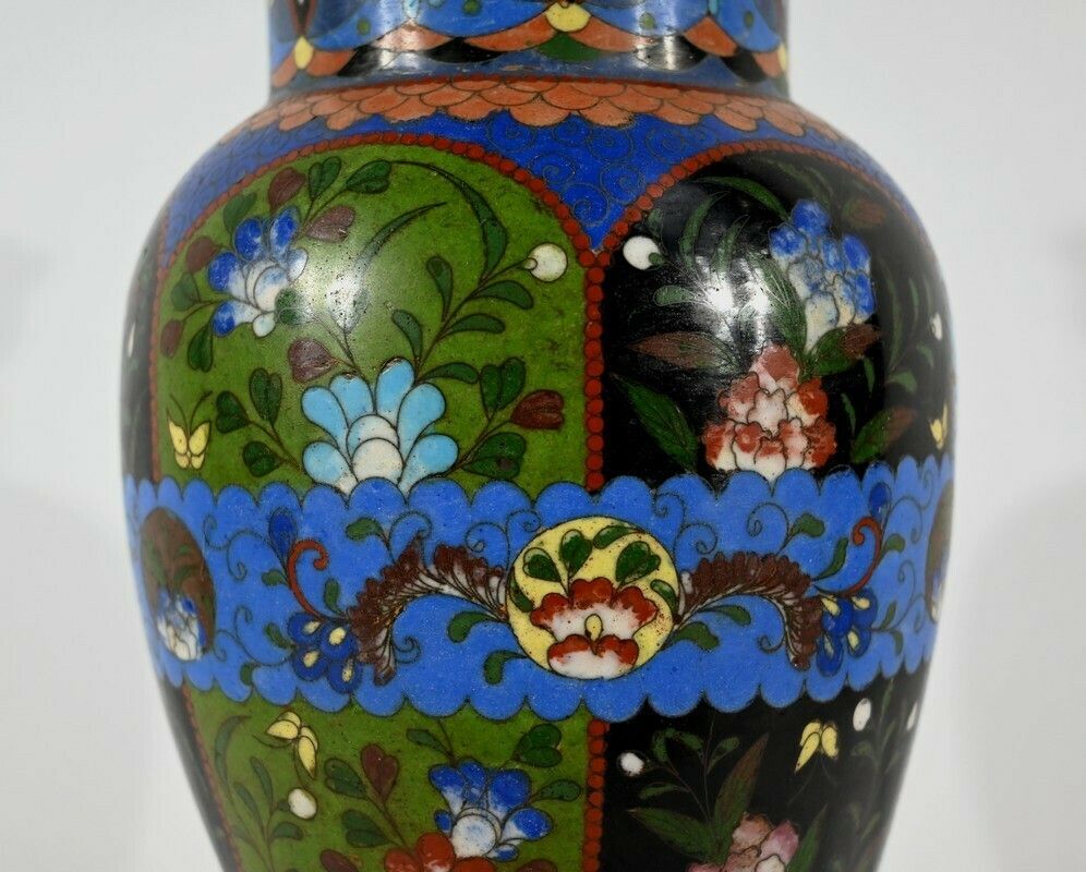 Vase In Gilt Bronze And Enamels   Late 19th Century photo buy