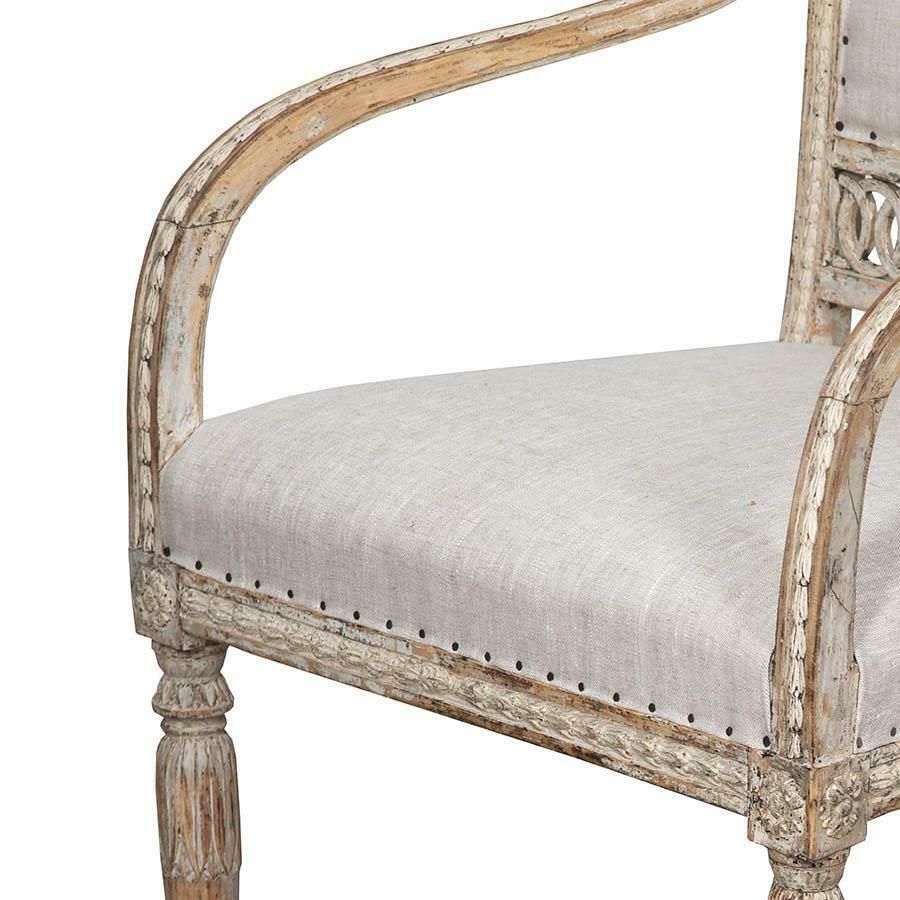 photo furniture Pair Of 19th Century Gustavian Armchairs