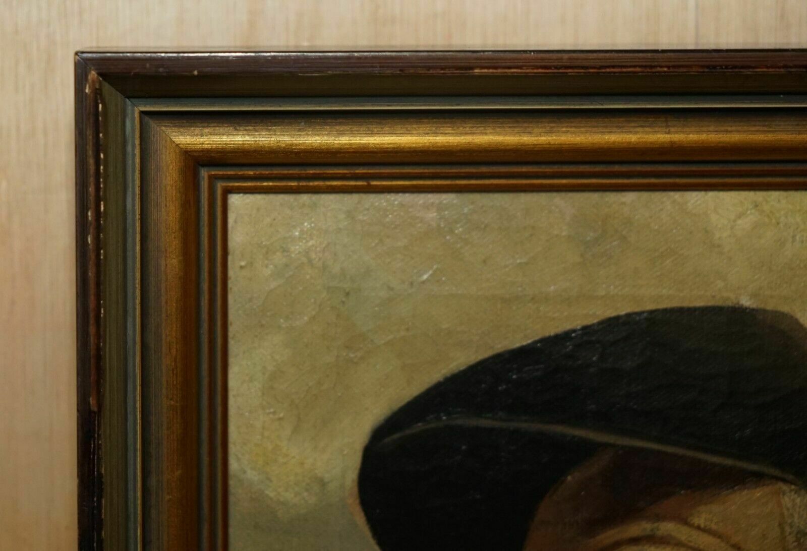 Jma Kensinck Signed Dutch Oil On Canvas Painting Of Old Man Smoking A Pipe photo for sale