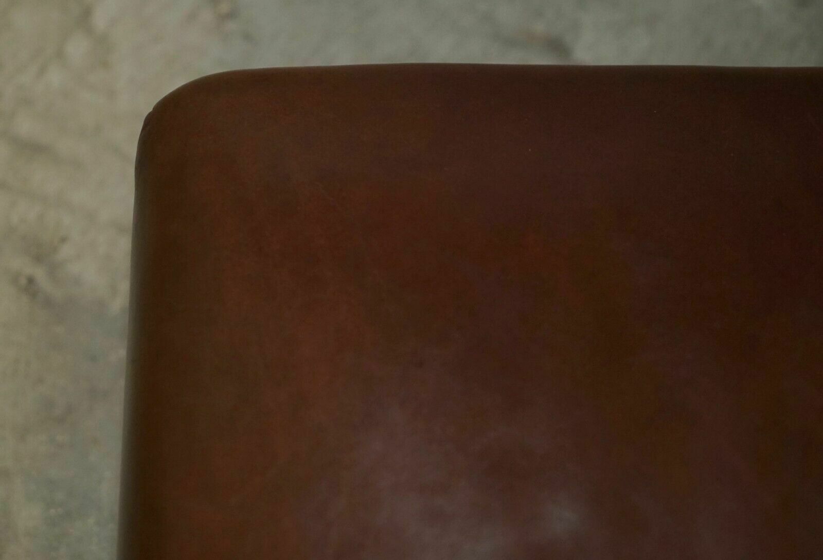 1750.0 Antique Regency Circa 1815 Brown Leather Rosewood Lion's Hairy Paw Footstool photo