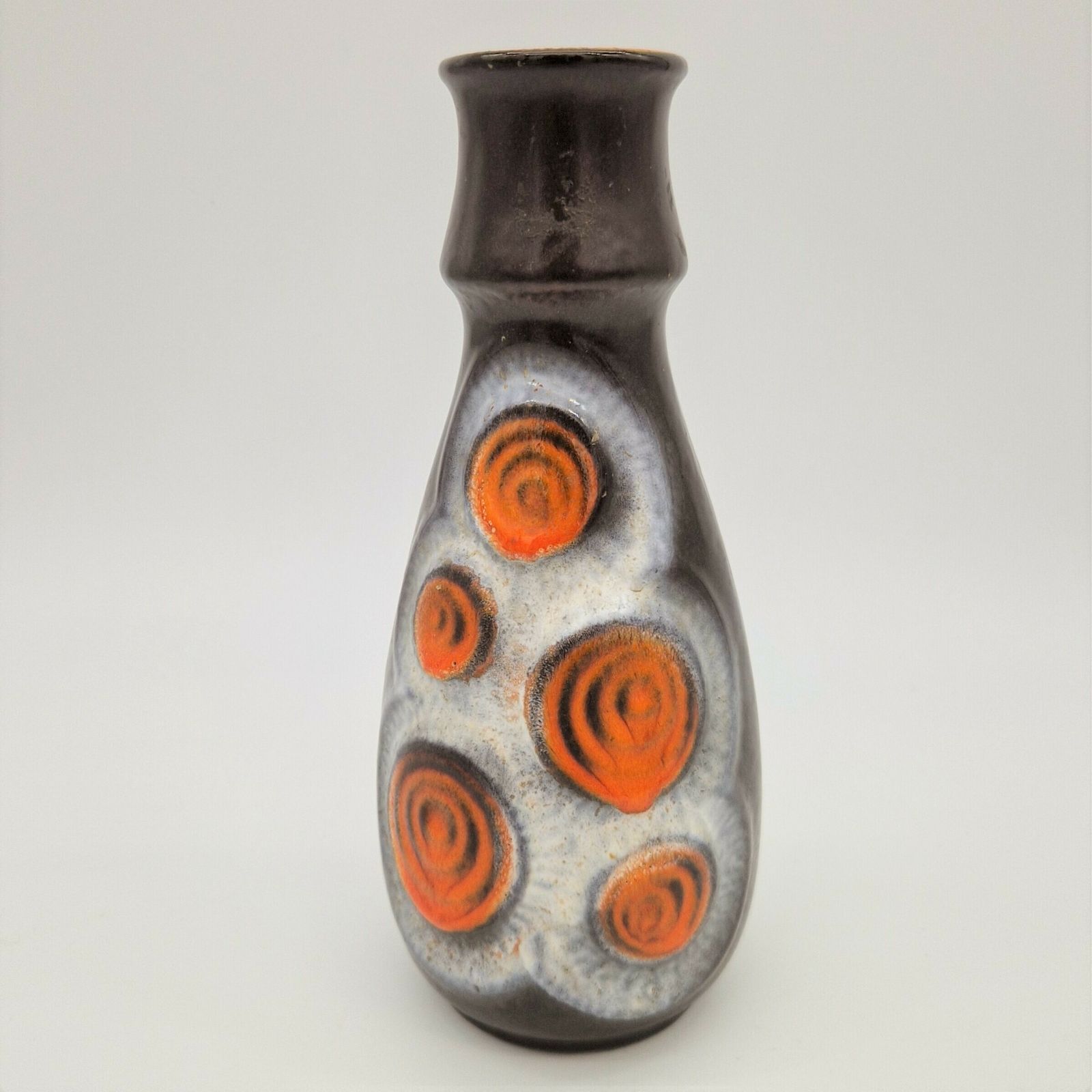 Vintage Ceramic Vase Like Fat Lava By Bay Keramik Germany. 1960   1970 photo for sale