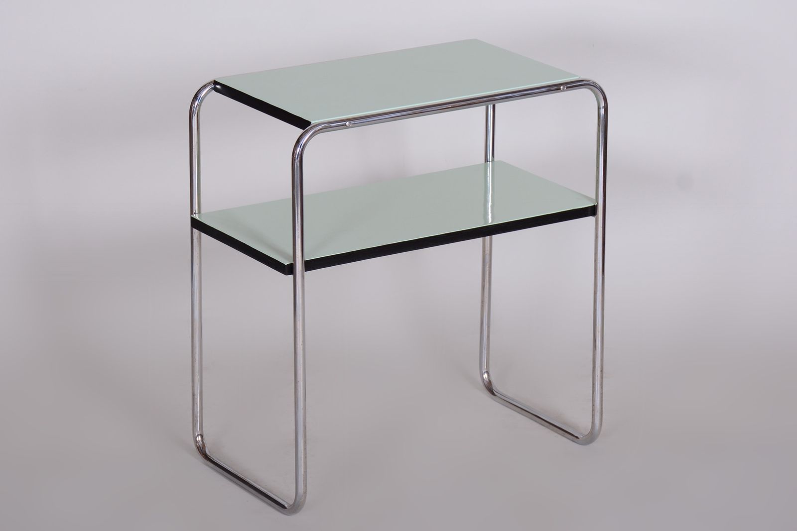Restored Artdeco Side Table, Marcel Breuer, Thonet, Chrome Steel, Germany, 1930s photo vinterior
