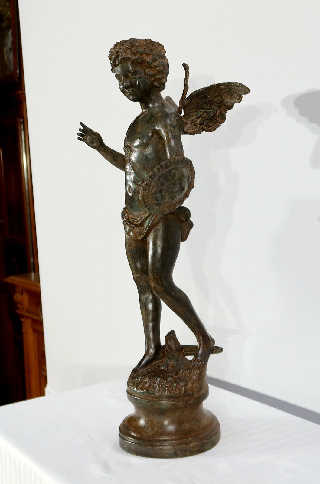 Important Bronze “Cupid” – 1st Part 19th Century photo Home Decor