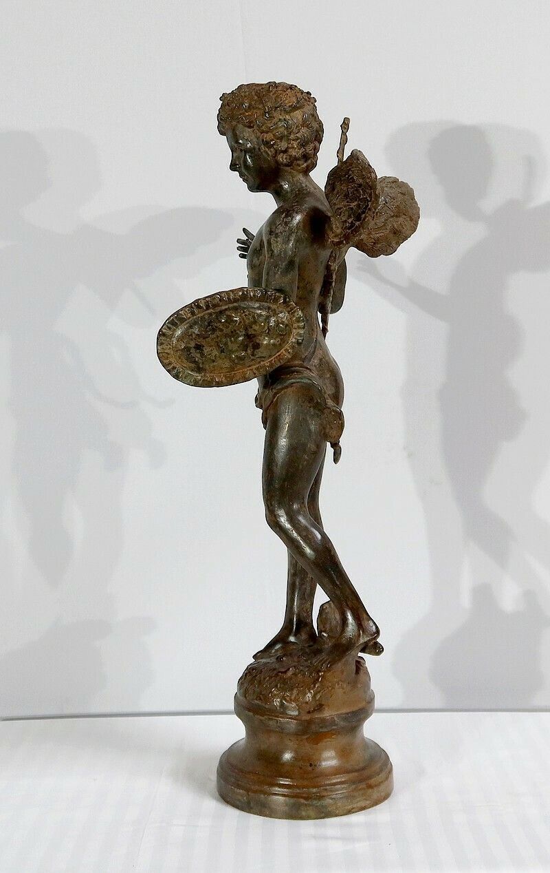 photo furniture Important Bronze “Cupid” – 1st Part 19th Century