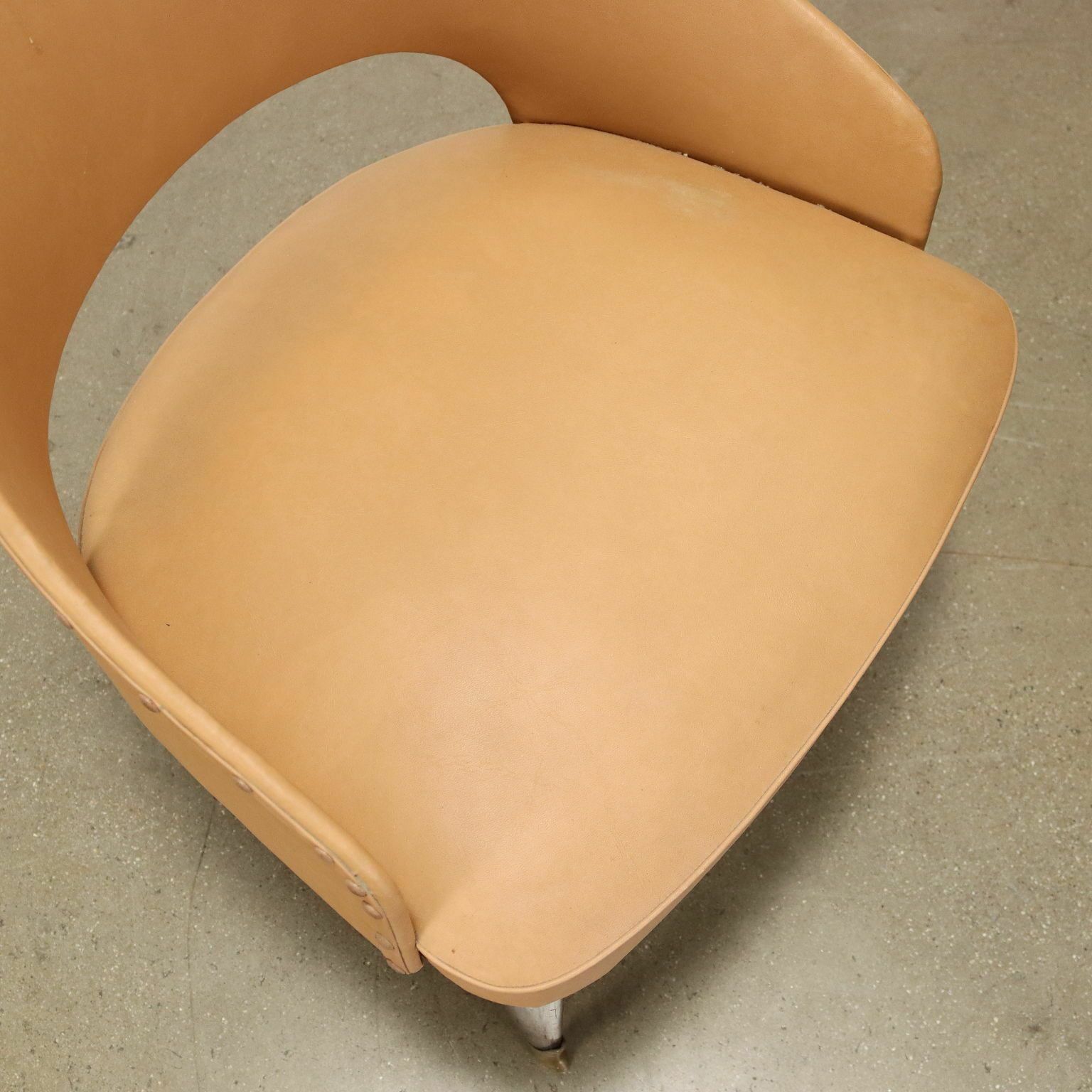 Pair Of Armchairs Wood Italy 1950s 1960s photo buy