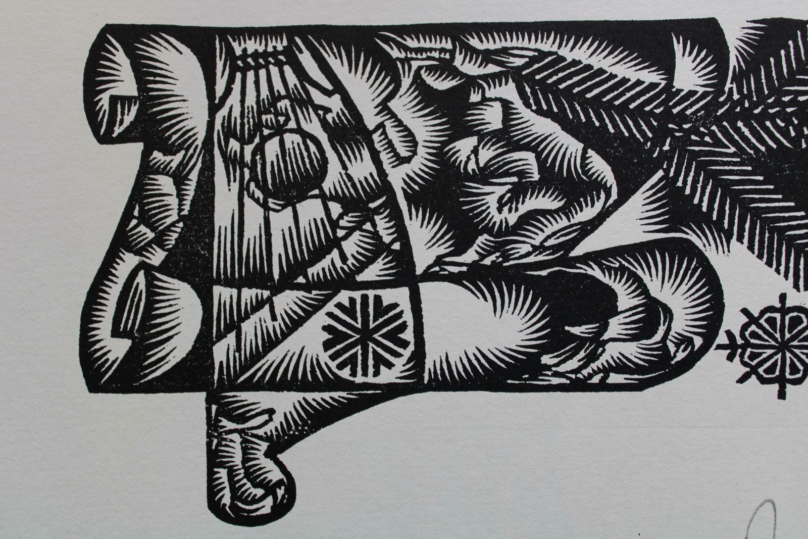 Dainis Rozkalns Afterword. Nr. 2.1984. Paper, Linocut photo for sale