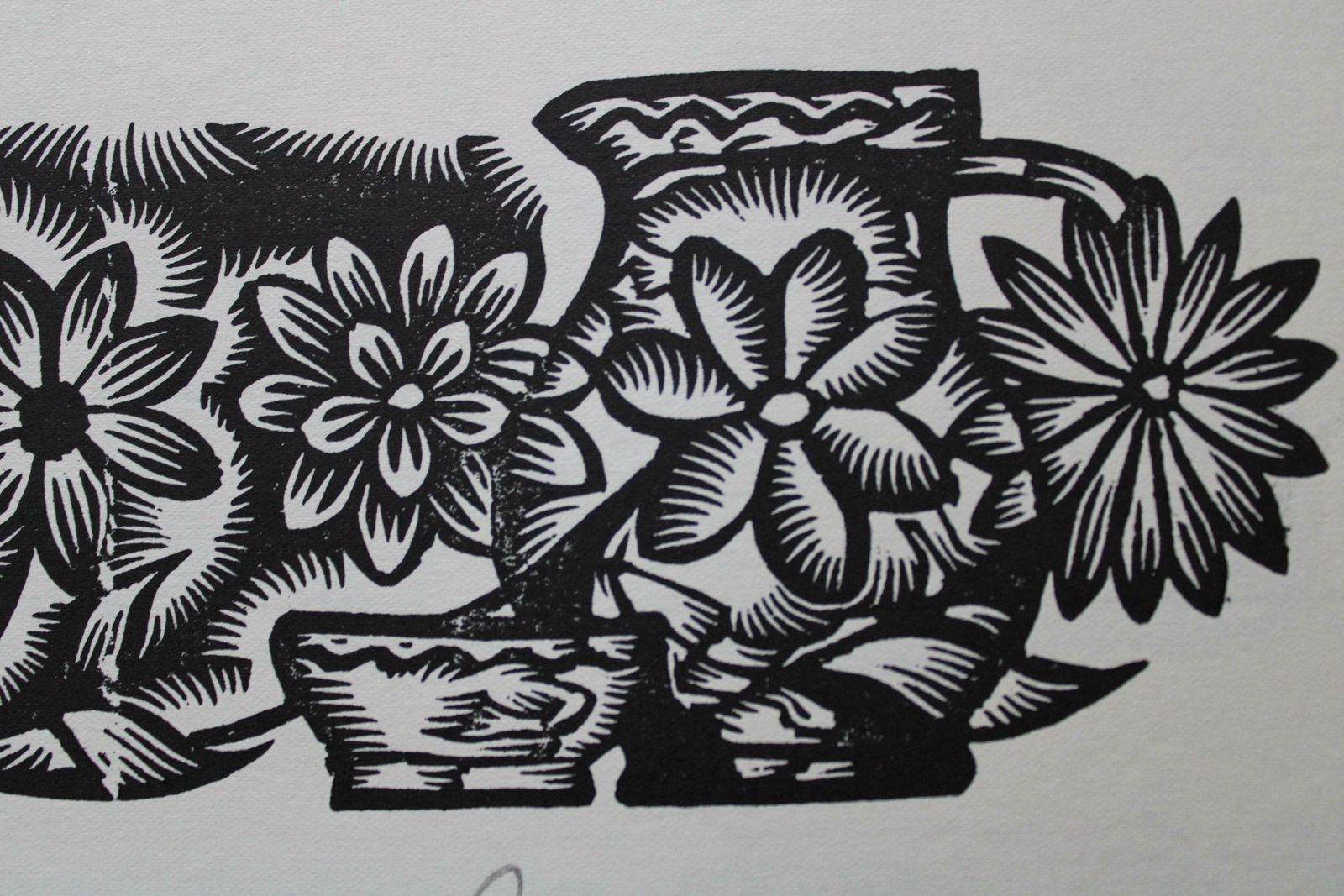 Dainis Rozkalns Sunday Herdsman. 1979. Paper, Linocut, photo Art