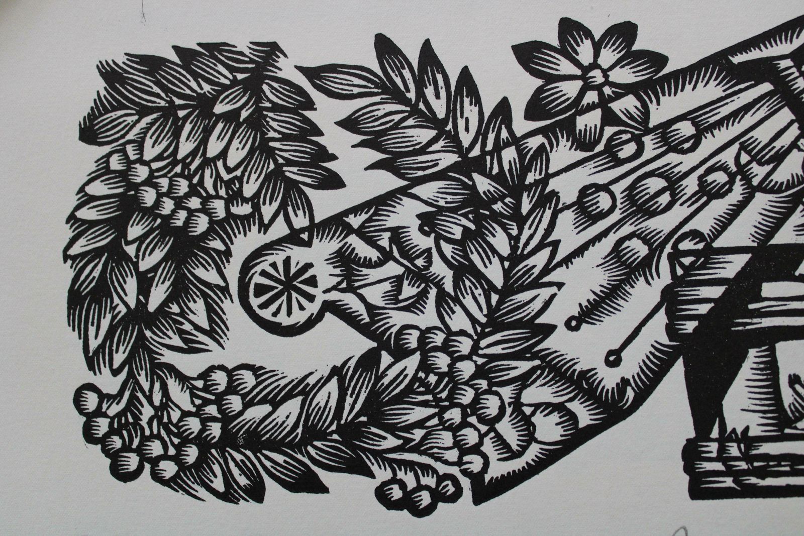 Dainis Rozkalns Animal Husbandry. 1979. Paper, Linocut, photo for sale