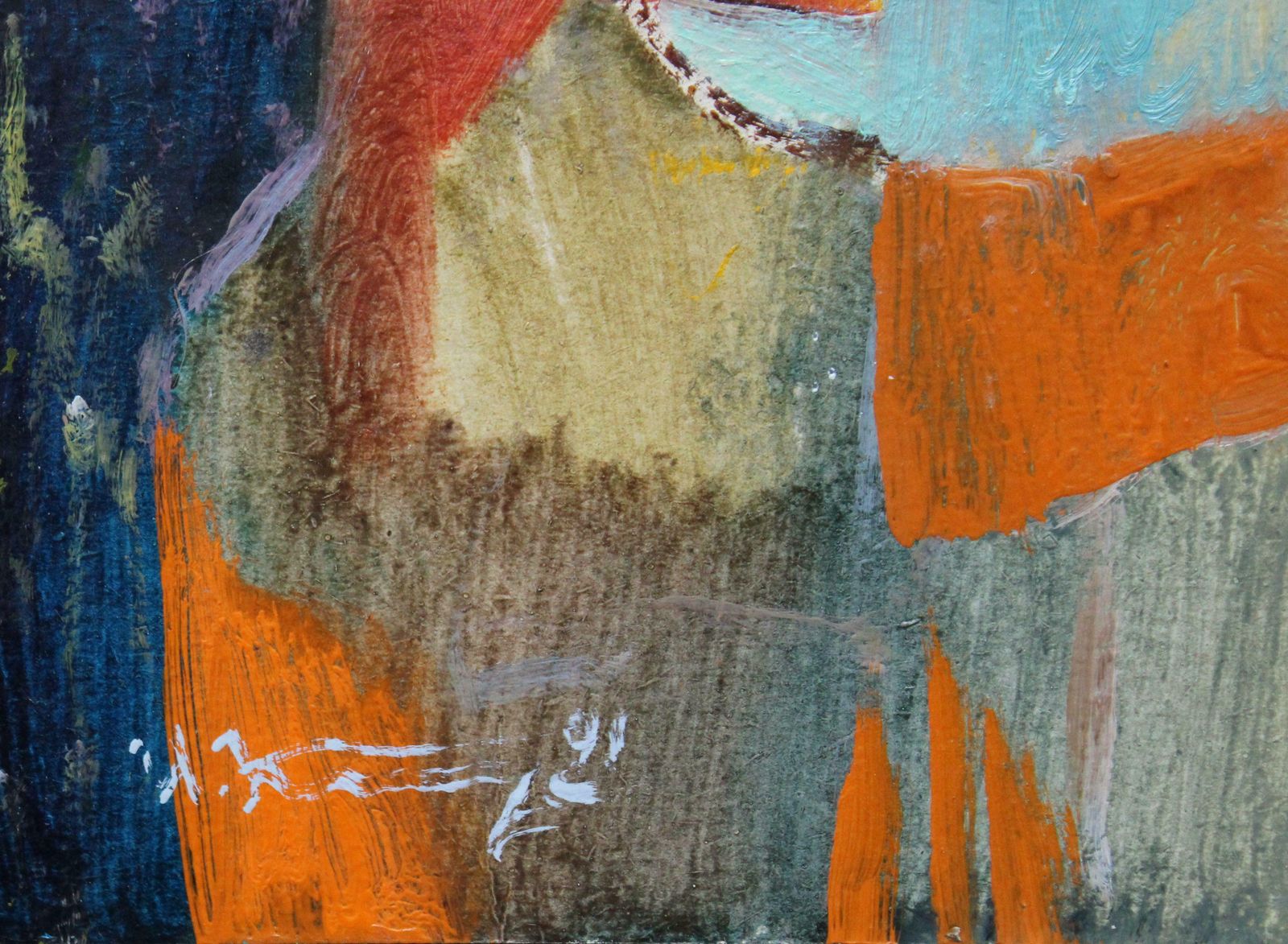 Uldis Krauze Two Friends 1991, Cardboard, Oil photo Art