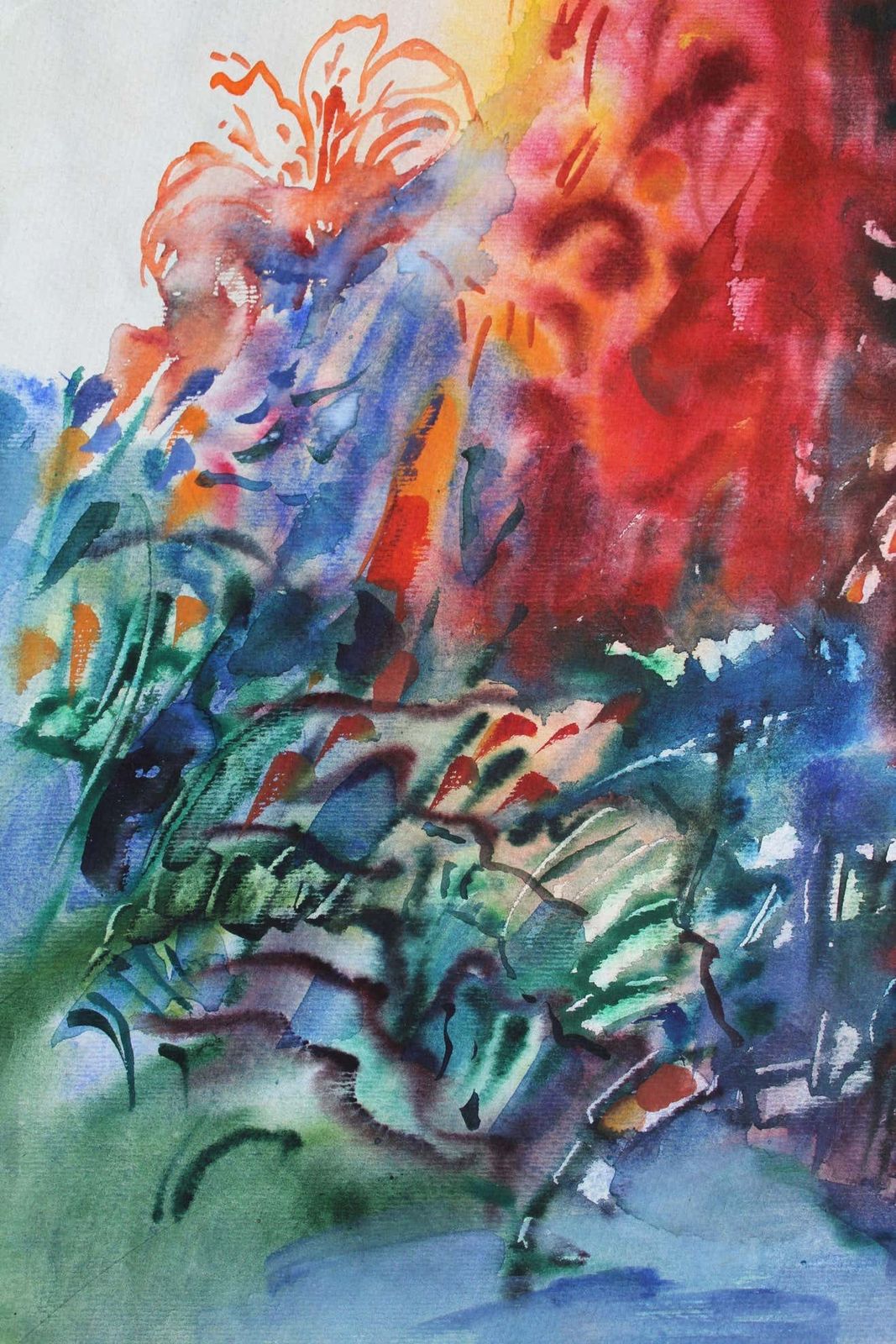 Malda Muizule Youth. Paper/ Watercolour. photo furniture