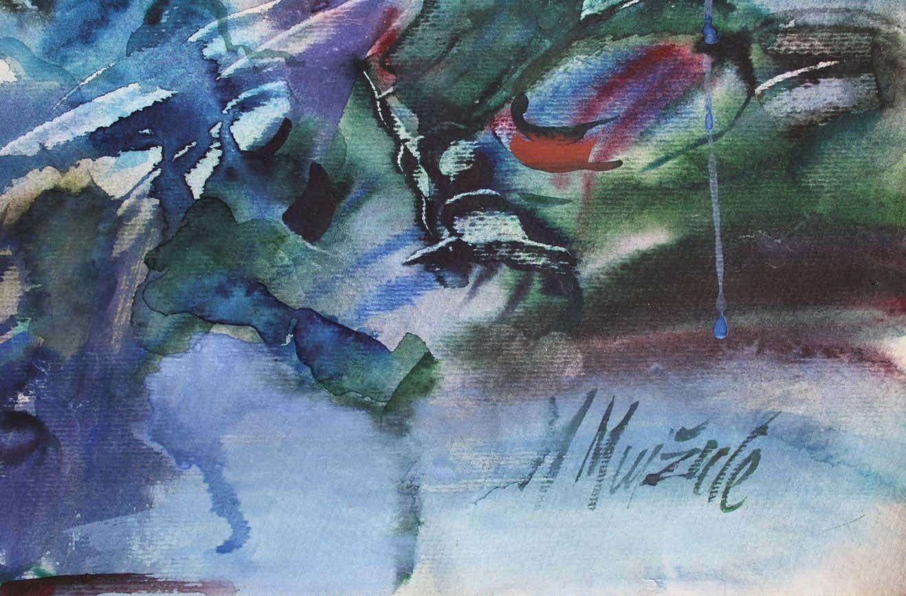 Malda Muizule Youth. Paper/ Watercolour. photo for sale