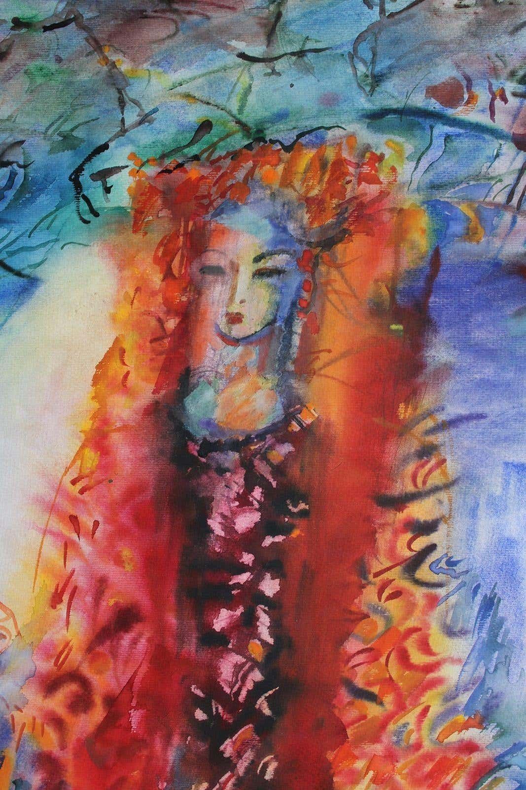 Malda Muizule Youth. Paper/ Watercolour. photo Art