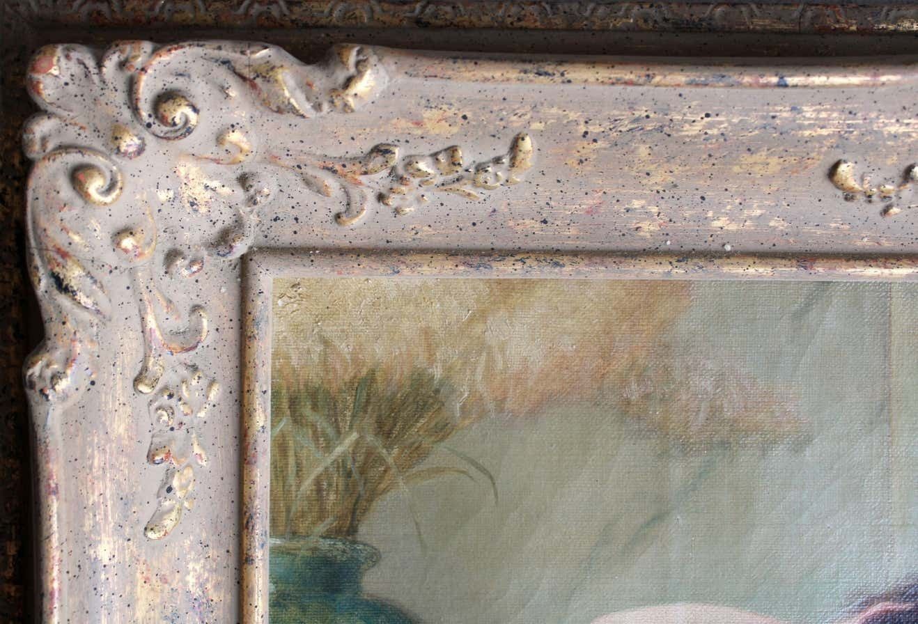 Vinsent G. Stiepevich The Bath. Late 19th Century. Oil On Canvas, photo vintage
