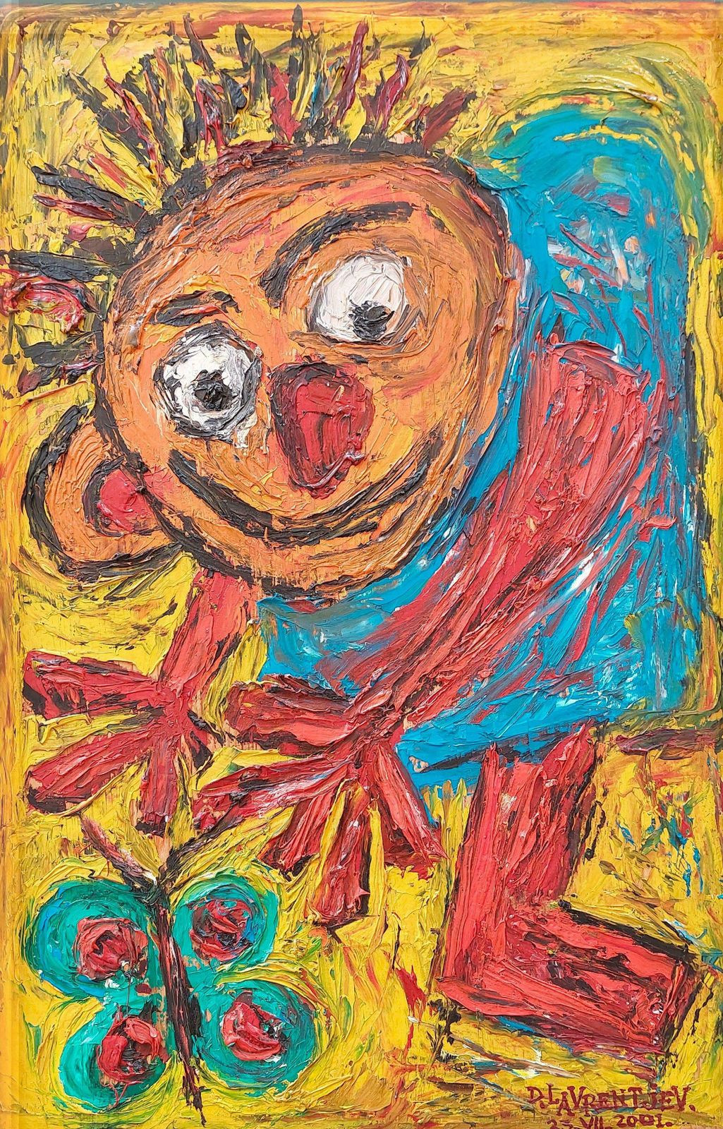 Butterfly Hunting 2001 Wood Oil