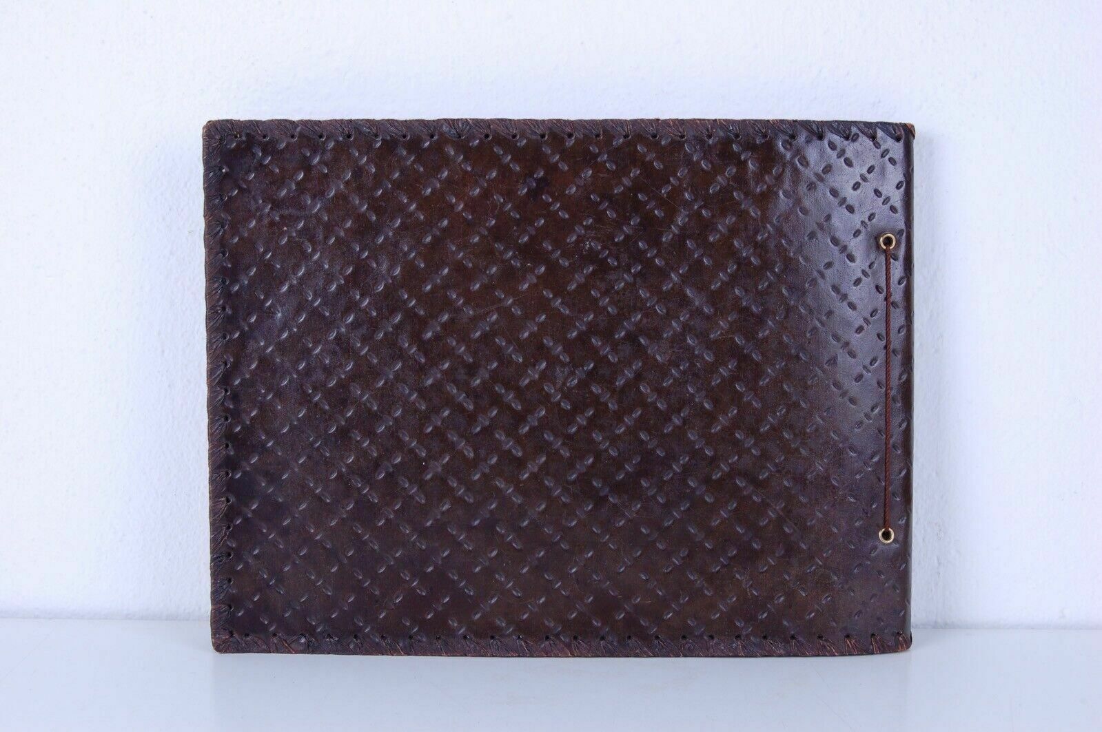 Pair Of Antique Leather Photo Frames, Early 1900s photo 106.0