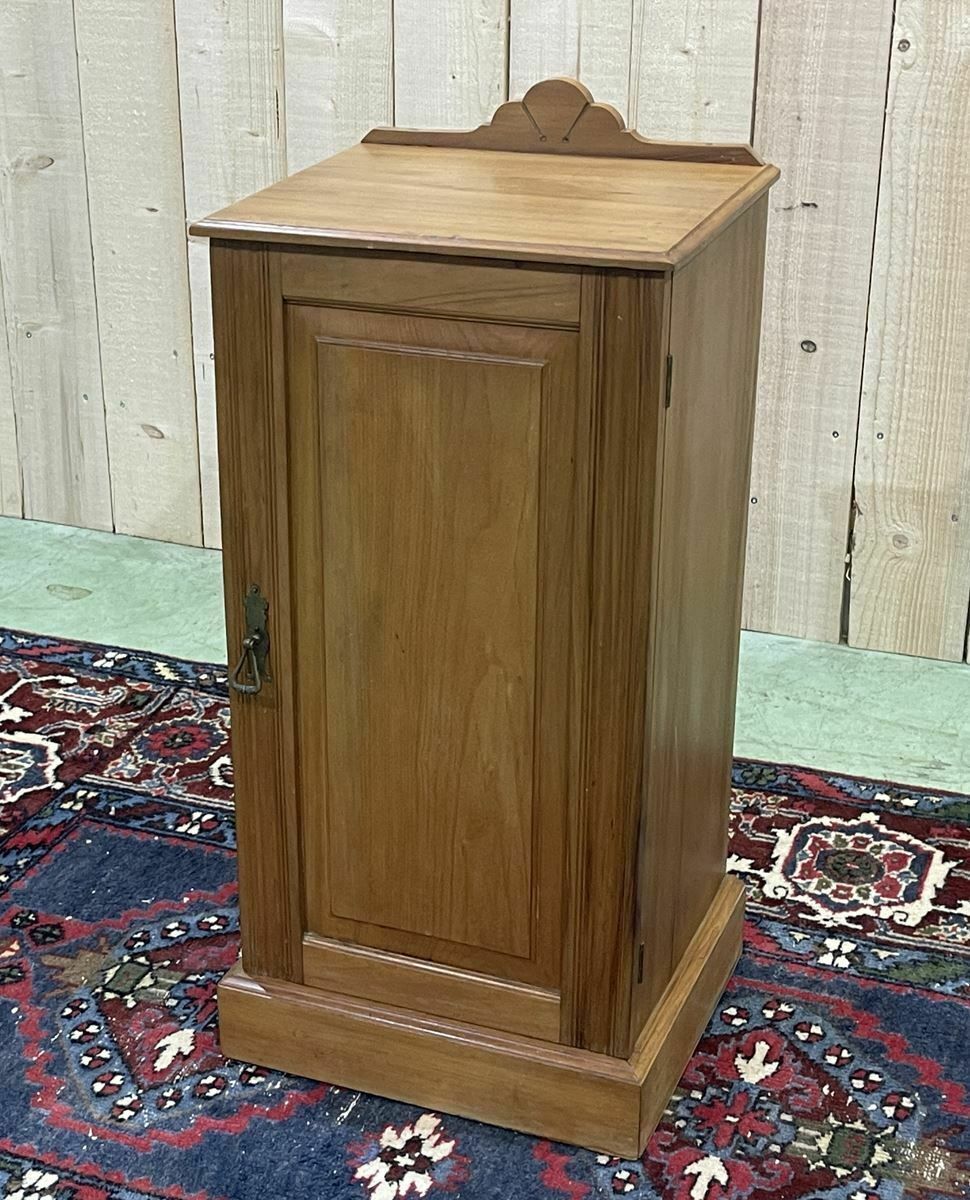 English Satin Wood Bedside Table From The 1930s