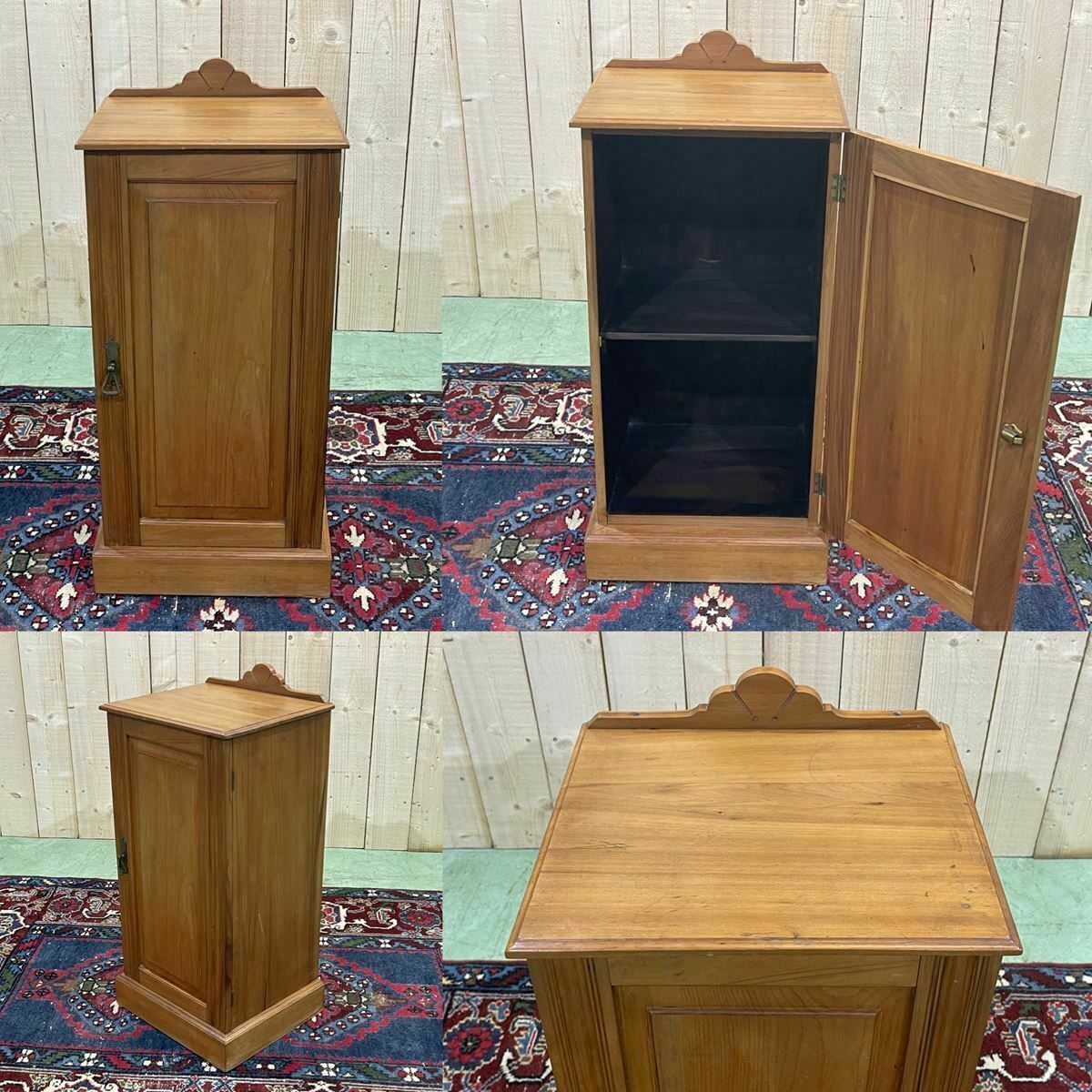 English Satin Wood Bedside Table From The 1930s photo furniture