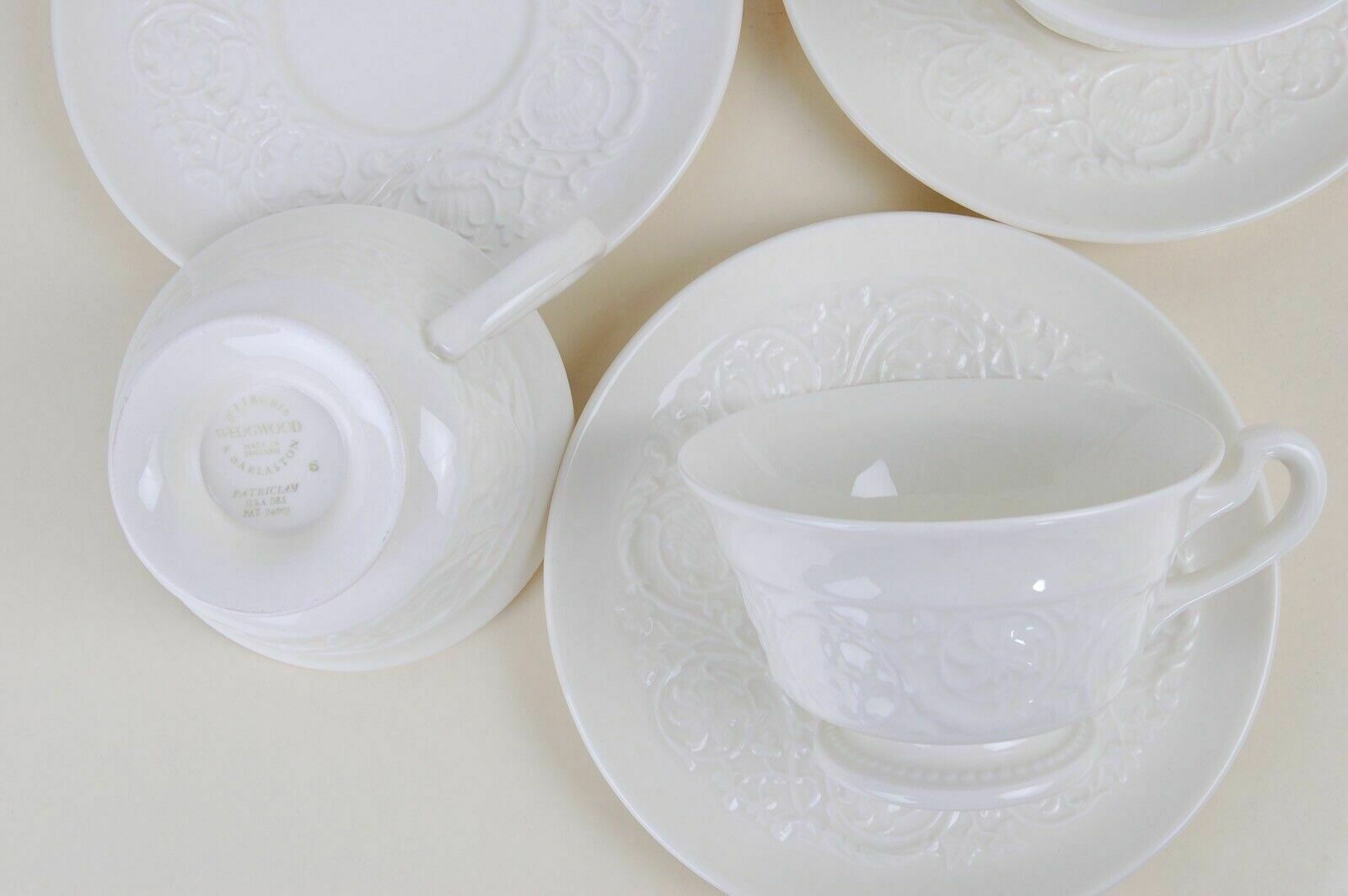 Tea Coffee Cup Service For 6 People Wedgwood Etruria Barlaston Patrician Ceramic photo for sale