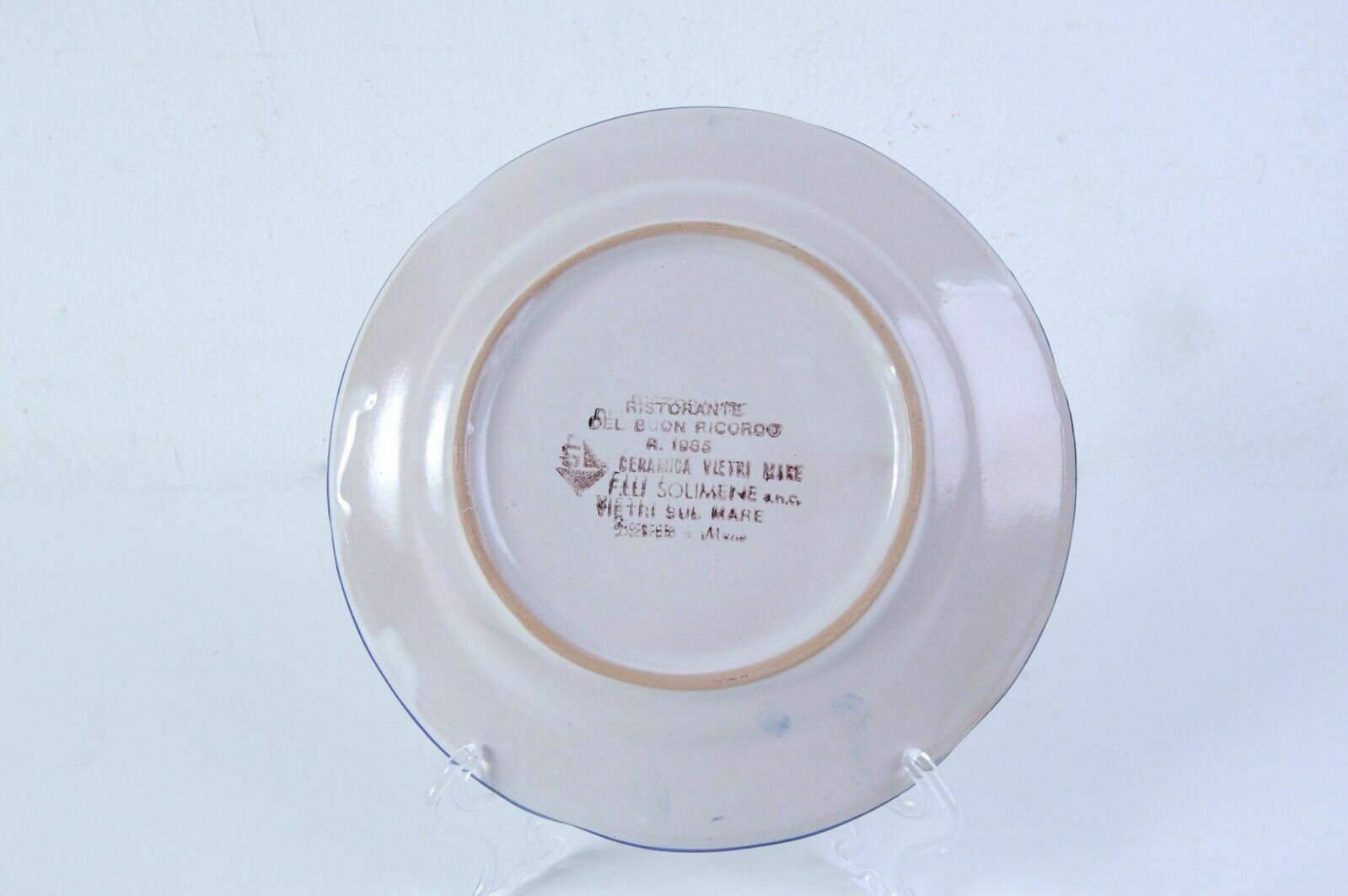photo furniture Lot Of 15 Plates Of Good Memory Ceramiche Solimene Ventennale 1964 1984