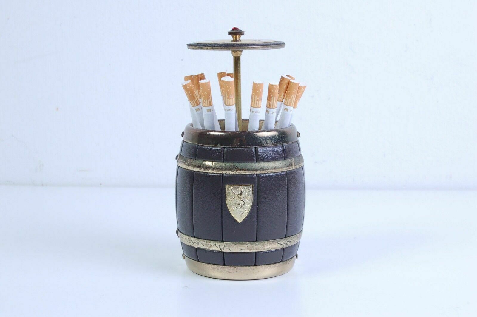 Cigarette Dispenser Barrel Desk Accessory Gift Idea Smokers Keiwa Barrel photo furniture