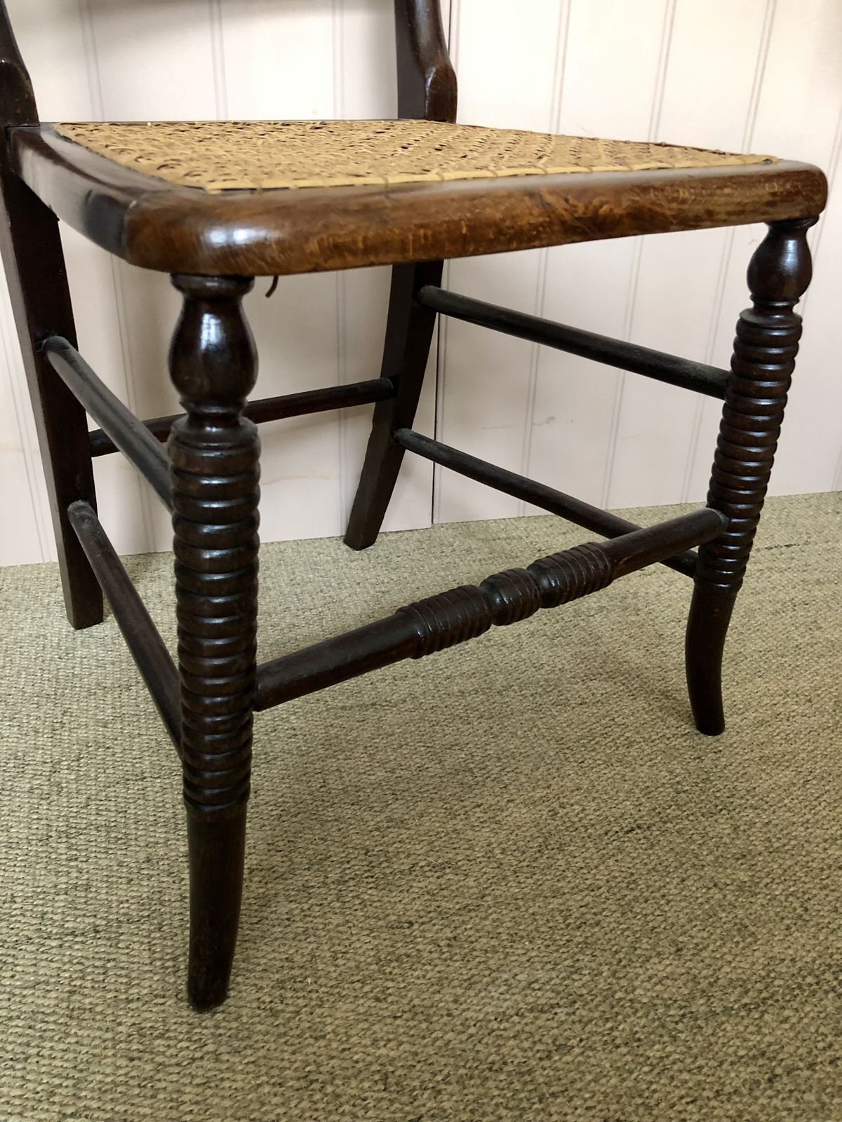Victorian Cane Seated Bedroom Chair photo Furniture