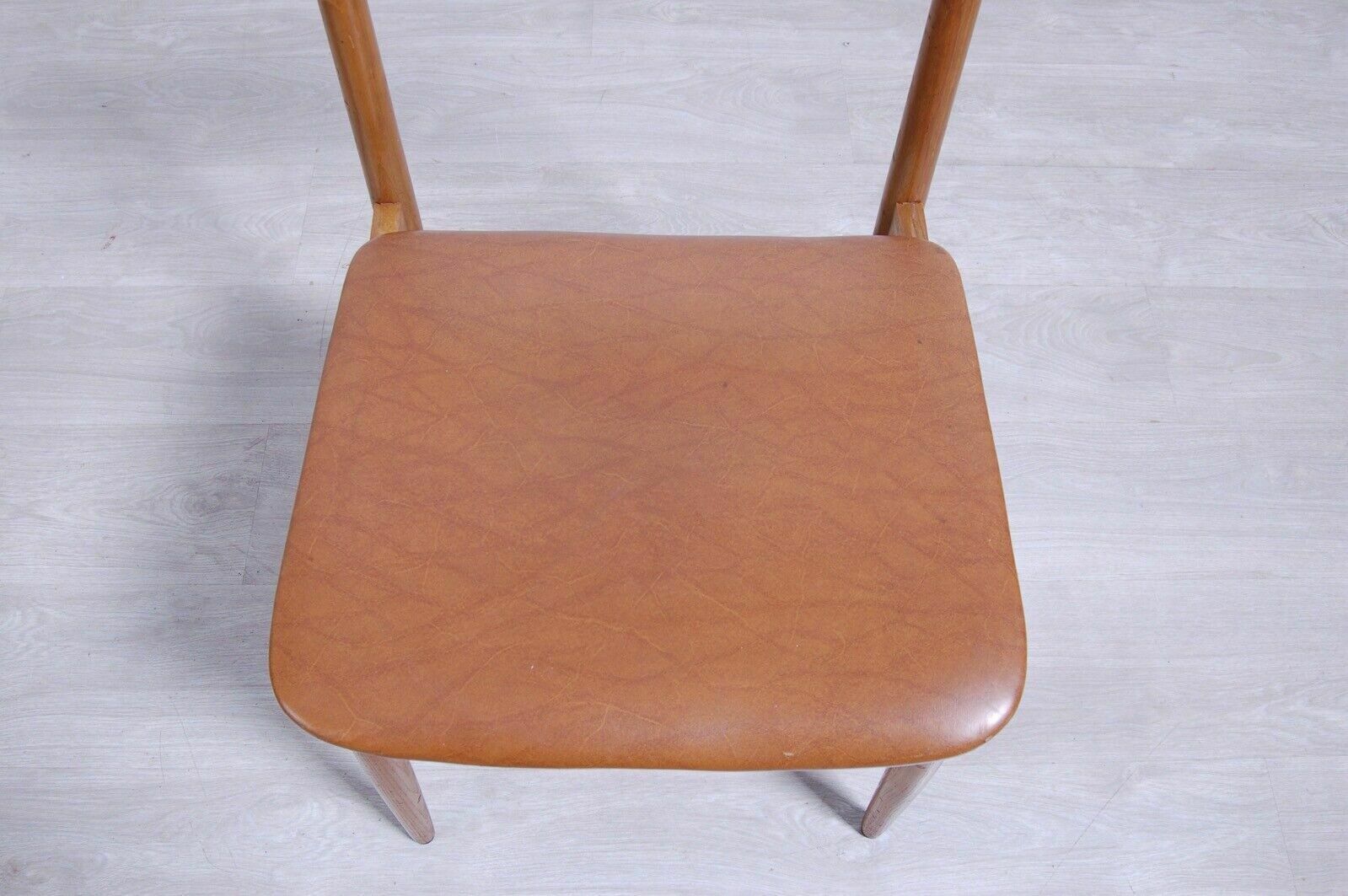 photo for sale Design Armchair From The 50s And 60s, Comfortable Seat In Vintage Brown Leather
