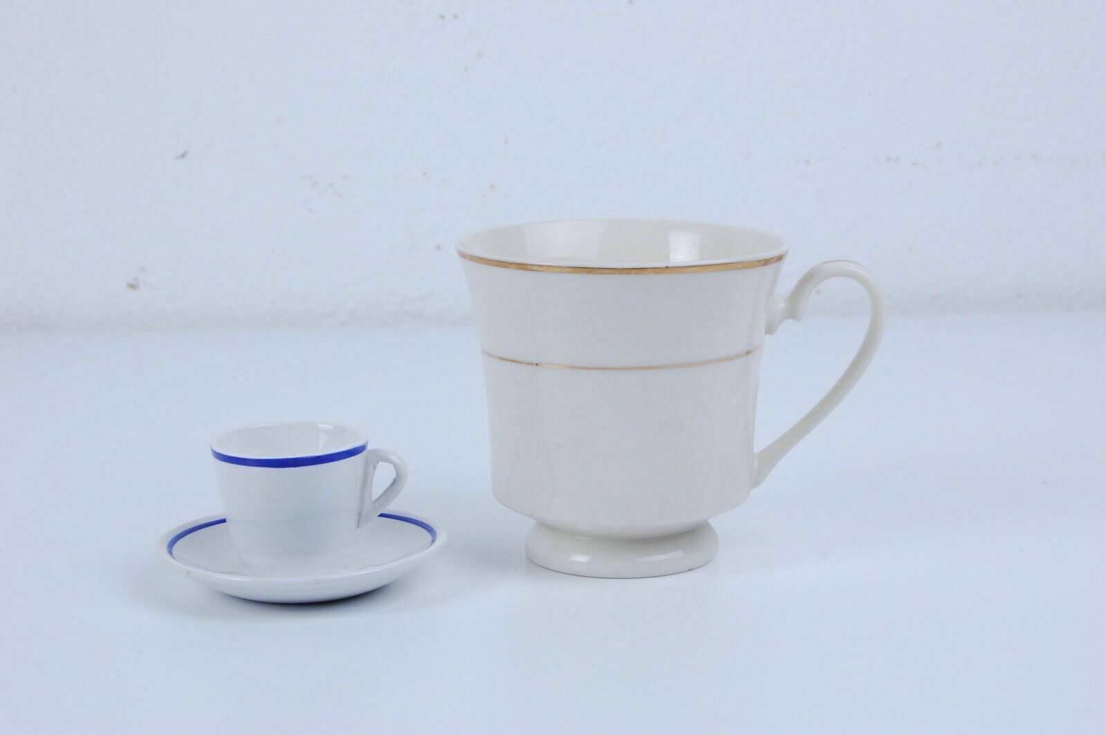Mini Coffee And Tea Service For Toy Dolls From The Laveno Ceramic Collection photo vintage