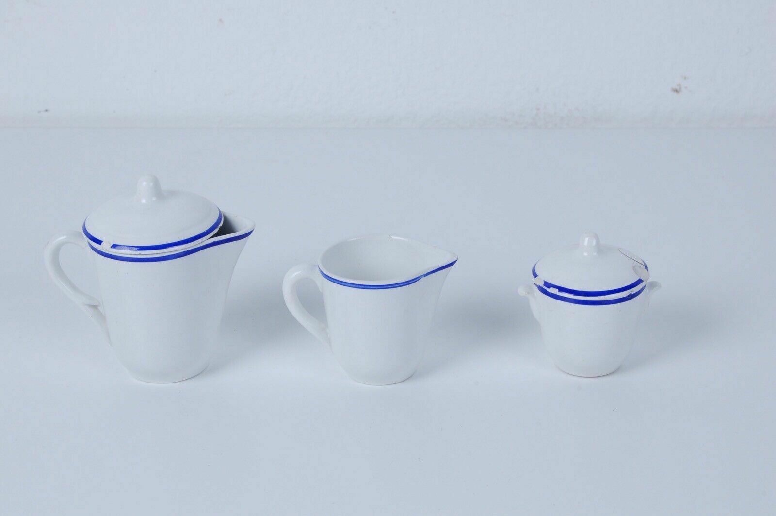 photo for sale Mini Coffee And Tea Service For Toy Dolls From The Laveno Ceramic Collection