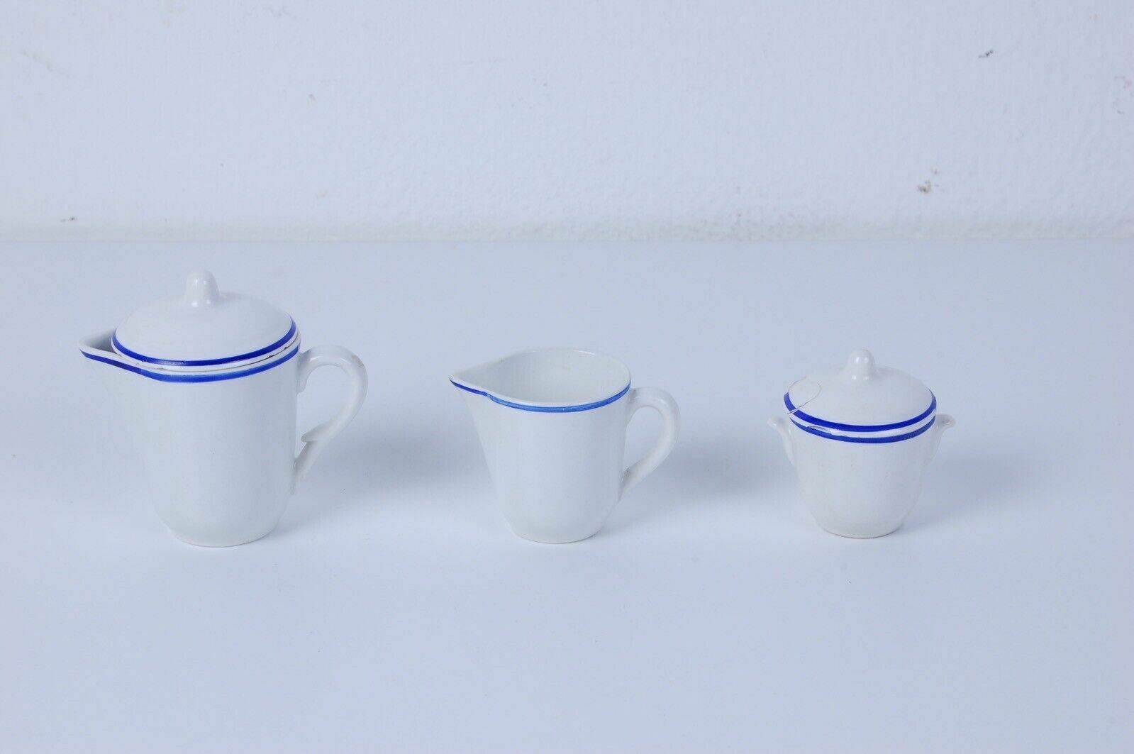 Home Decor Mini Coffee And Tea Service For Toy Dolls From The Laveno Ceramic Collection photo
