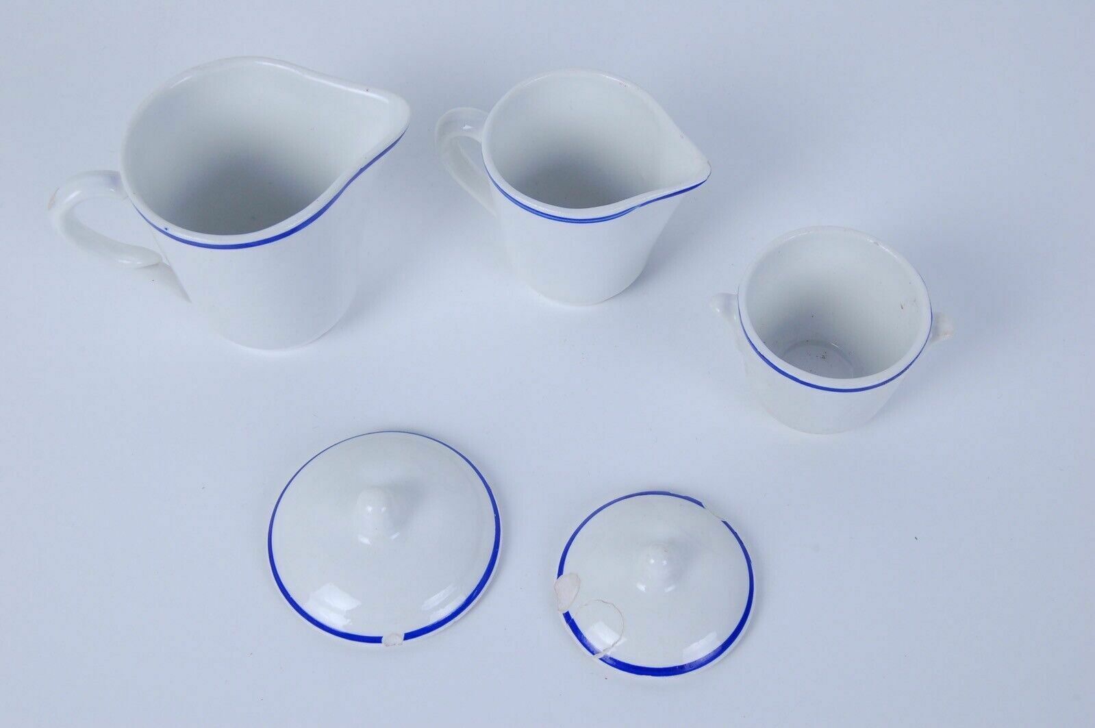 94.0 Mini Coffee And Tea Service For Toy Dolls From The Laveno Ceramic Collection photo