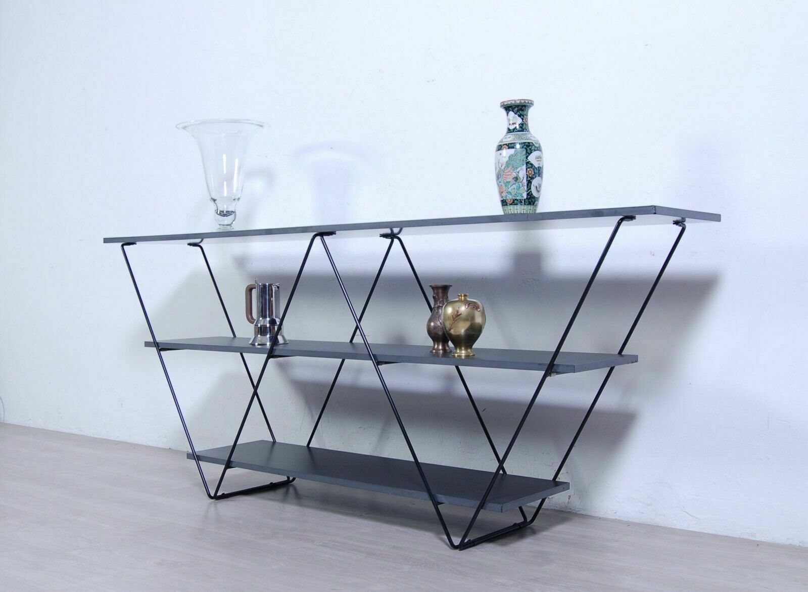 Modern Bookcase Bookshelf Etagere Unit Of Shelves Ikea Kavat Design 90s