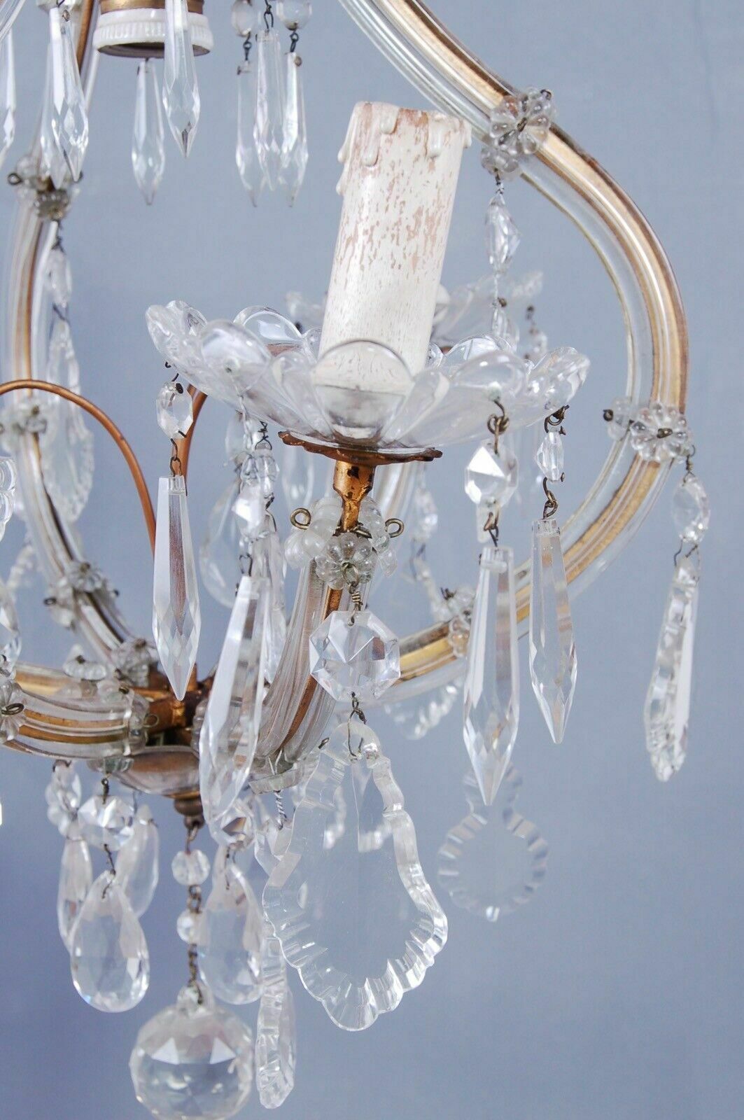 Maria Teresa Style Chandelier, Originates From The 30s And 40s, Modern Art Made In Italy photo buy
