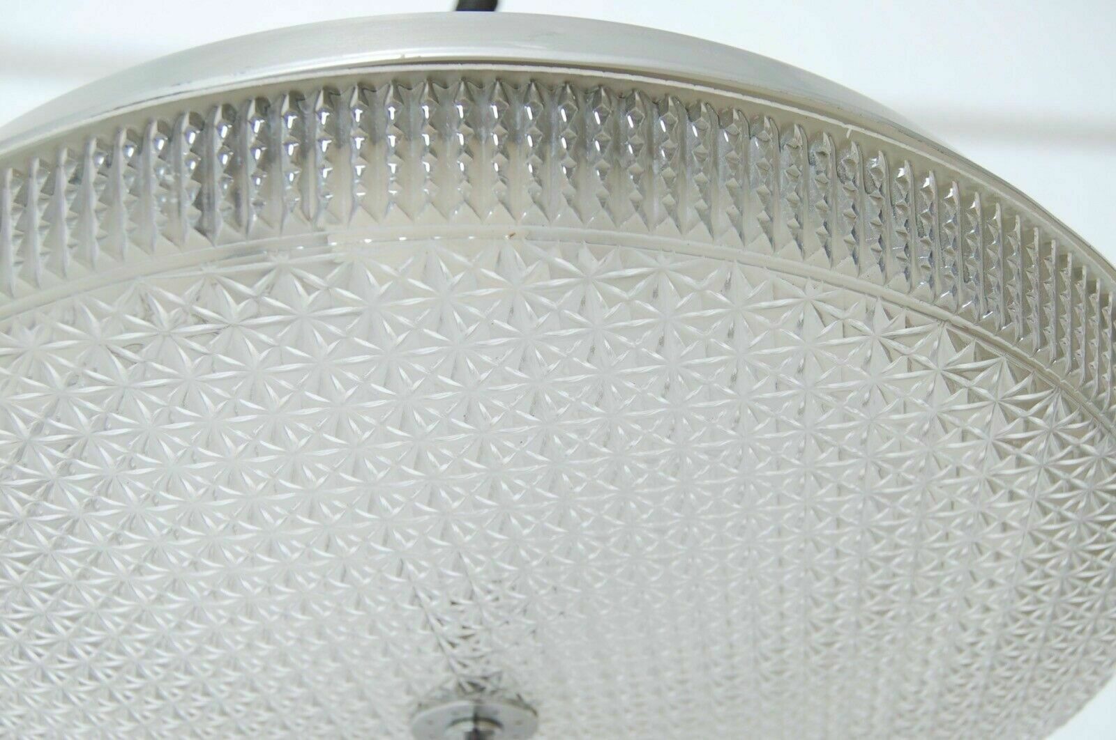 Up And Down Chandelier From The 50s In Aluminum And Plastic. Italian Manufacture photo buy