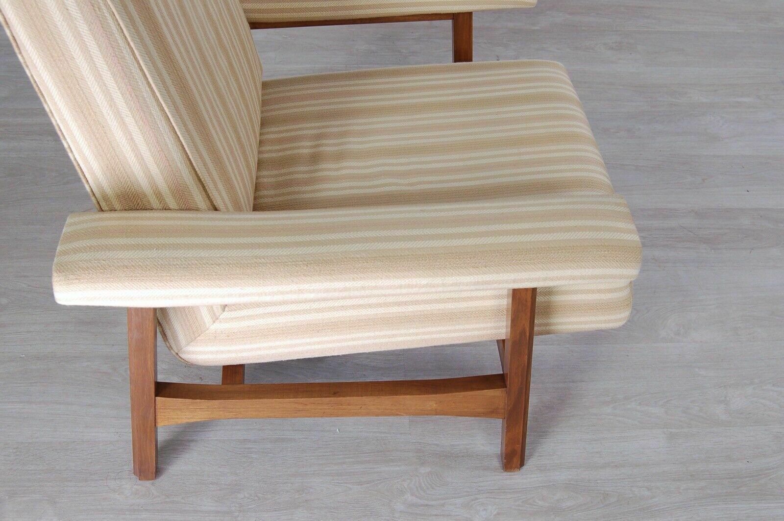 photo for sale 60s Design Armchair In Teak Wood For Vintage Modern Living Furniture