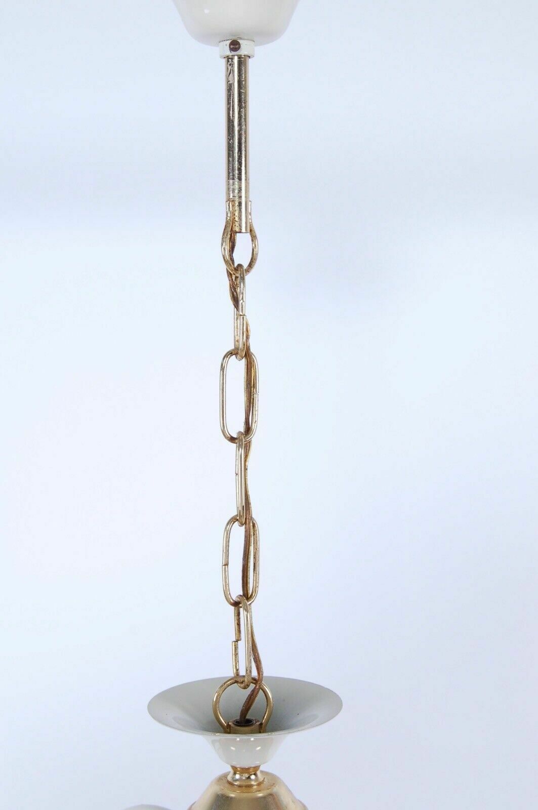 Chandelier From The 80s 90s Lampshade In Satin Murano Glass Modern Italy photo Lighting