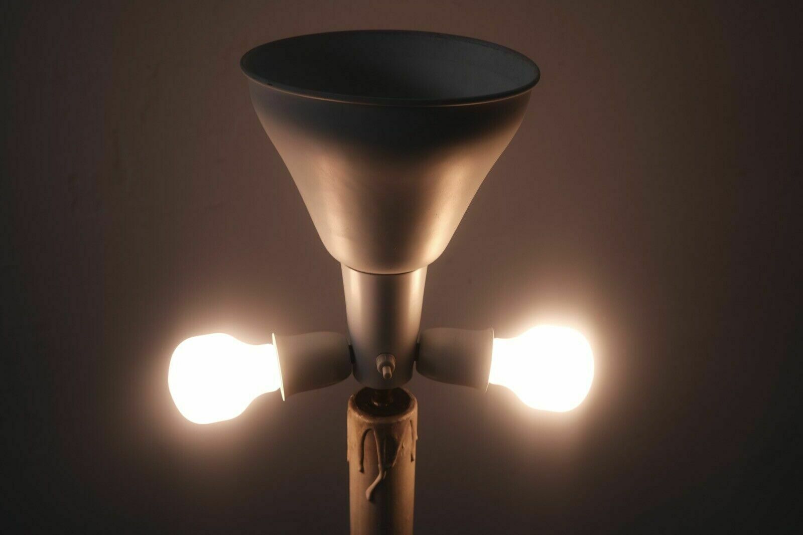 Antique Wooden Candle Holder Old Ecclesiastical Candlestick Floor Lamp 800 photo 296.0