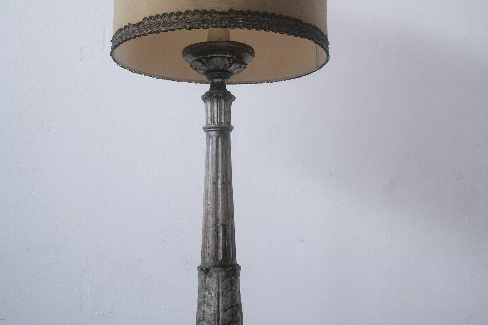 Antique Wooden Candle Holder Old Ecclesiastical Candlestick Floor Lamp 800 photo buy