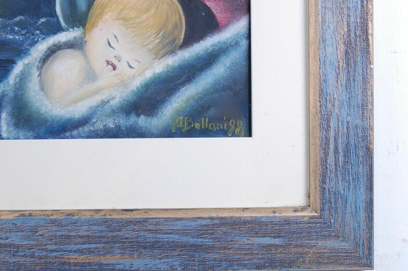 Bellani A Modern Oil Painting Madonna With Child photo vinterior