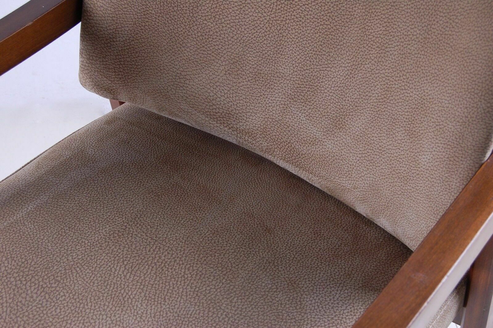 1950s Armchair Just Reupholstered In Leather. photo buy