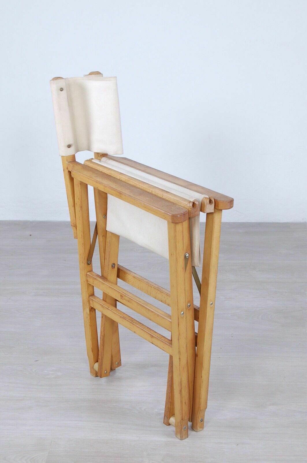 84.0 Folding Chairs Wooden Director Type Armchair Design 60s Palmai Armrests photo