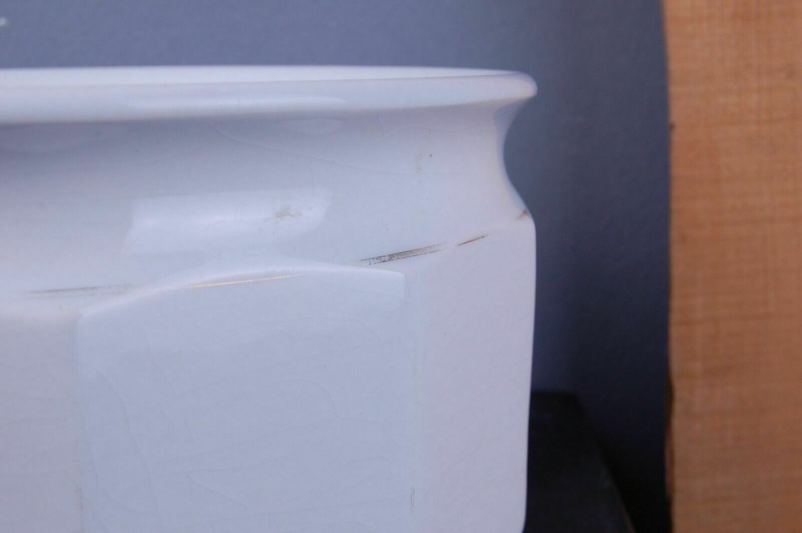 Pot In White Ceramic, Original Laveno. 1957. photo for sale