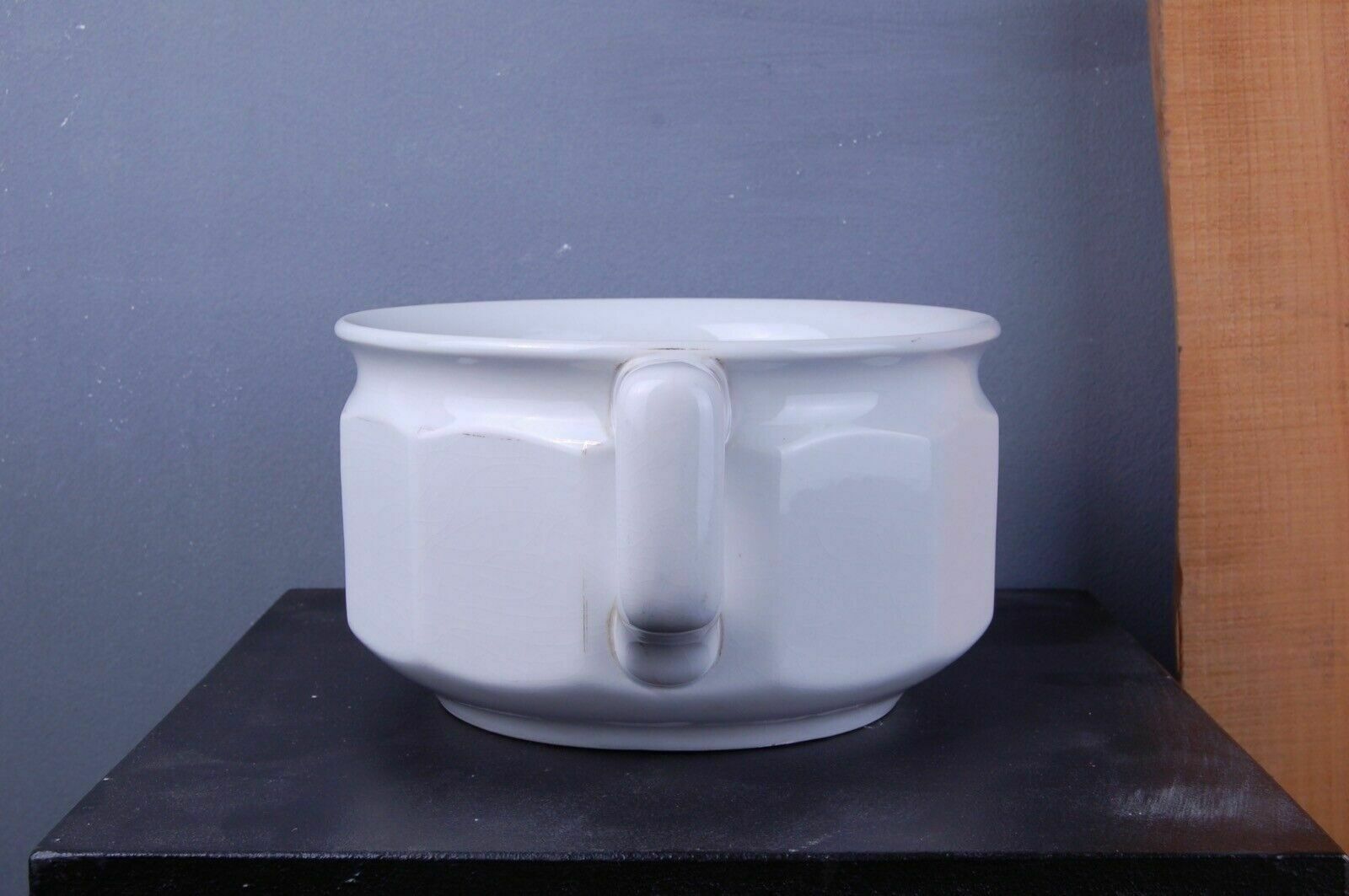 Pot In White Ceramic, Original Laveno. 1957. photo Home Decor