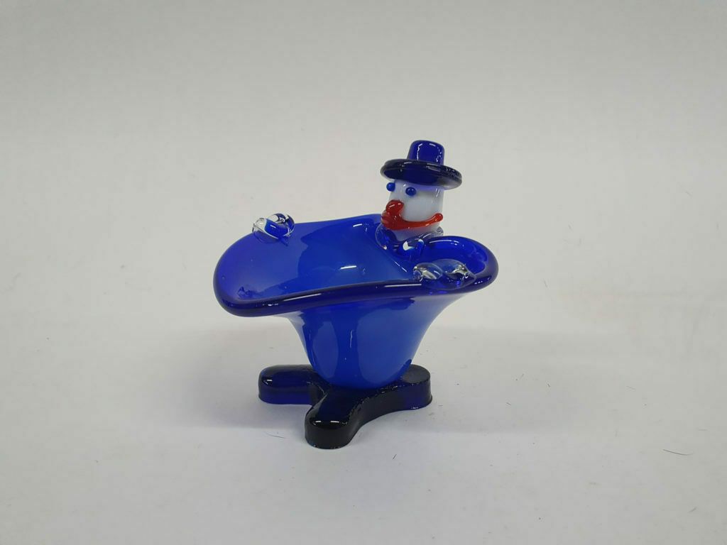 Glazen Clownschaal Of Asbak In Murano Stijl, Italië, Ca. Jaren 1970 photo Woonaccessoires