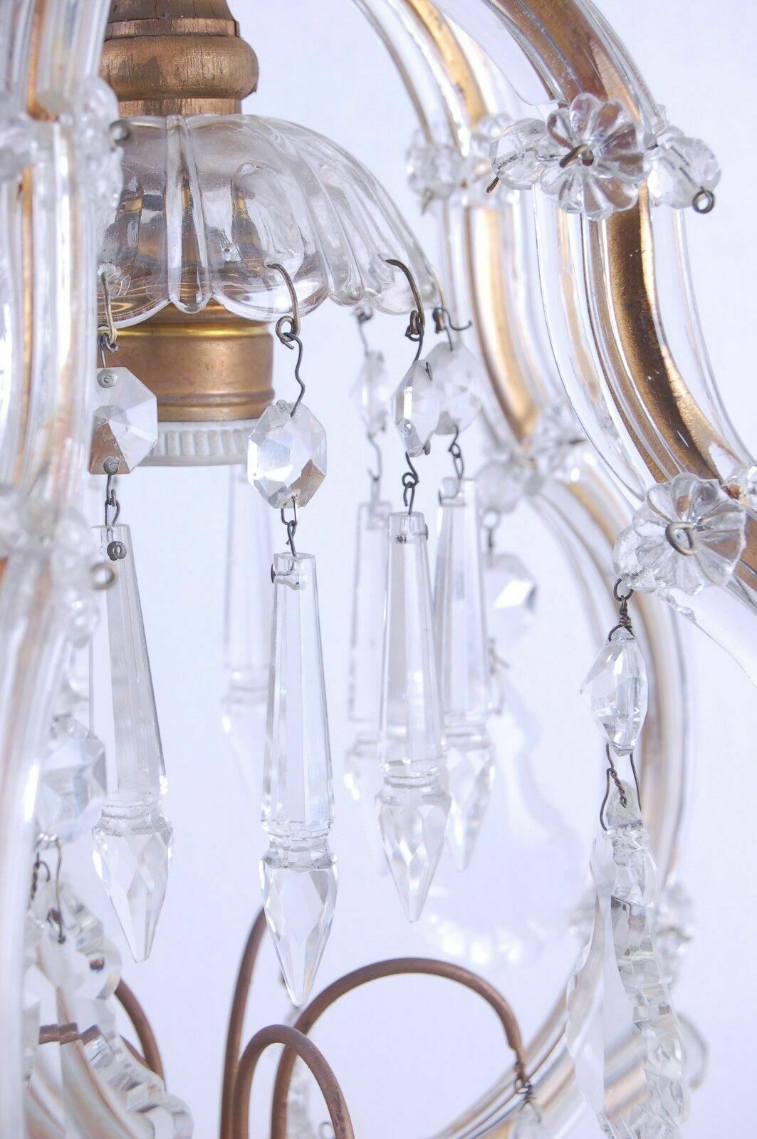 Maria Theresa Chandelier Late 1800s Early 1900s. Original No Reproduction. photo 159.0
