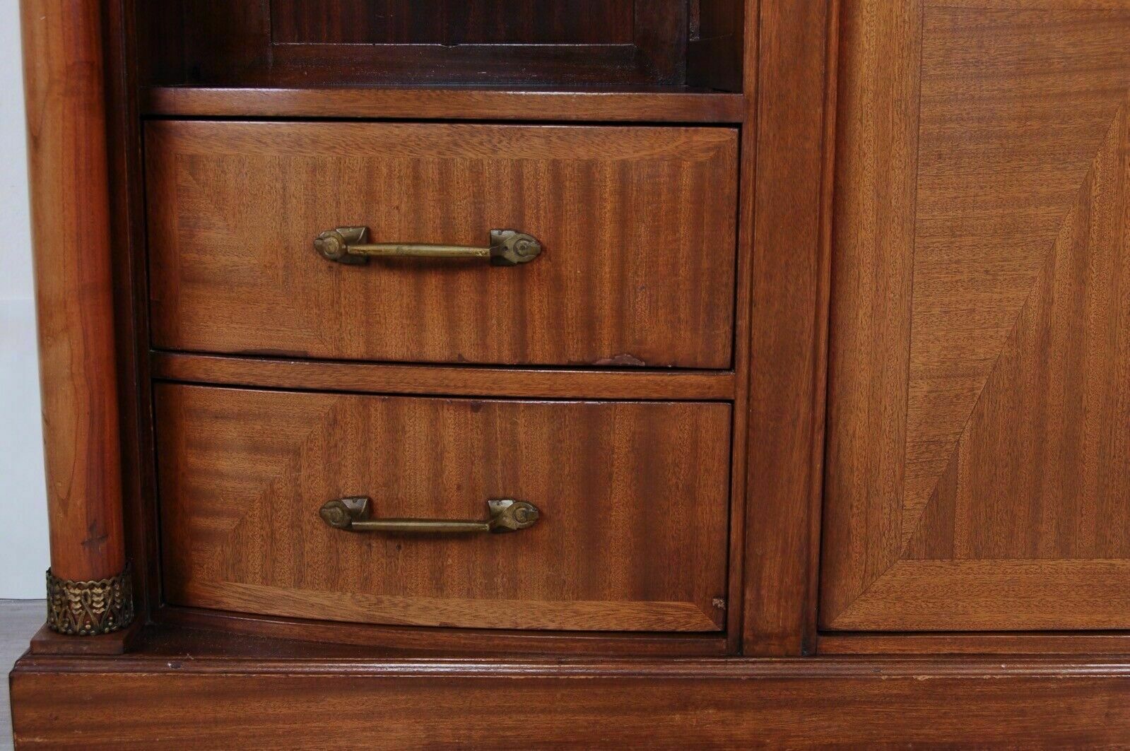 Early 1900s Empire Style Sideboard In Mahogany Mobili Rossi Cattaneo Verona photo vintage