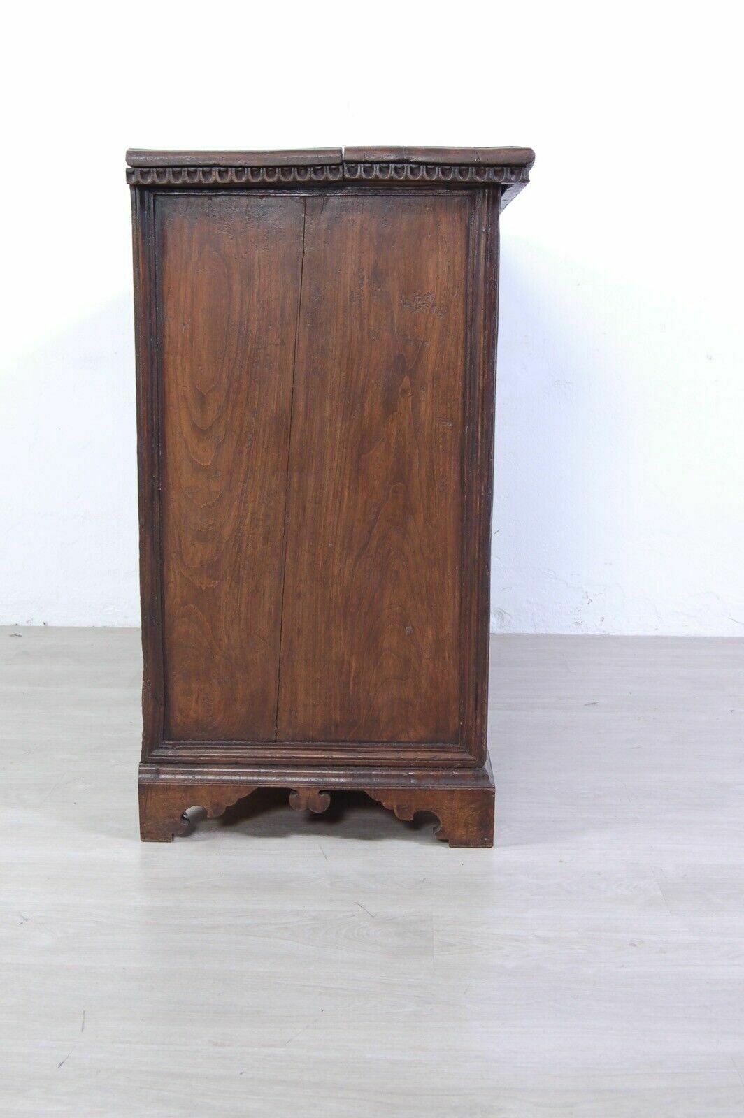2528.0 Antique Chest Of Drawers From The End Of The 18th Century, Old Lombard Chest Of Drawers With Walnut Flap photo