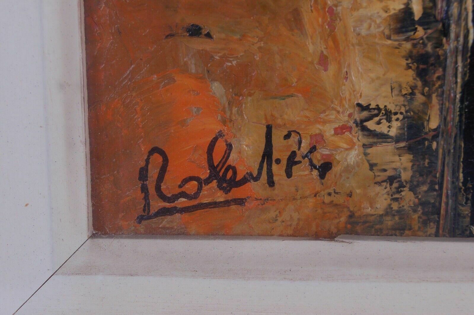 Oil On Canvas 50 X 40 Rolandi 74 Picture Frame Wall Decor Painting Glimpse photo for sale