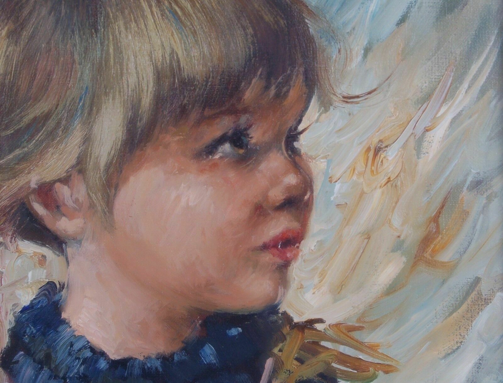 Nino Salvadori Esposito Painting, Oil Painting On Canvas. With Frame photo buy
