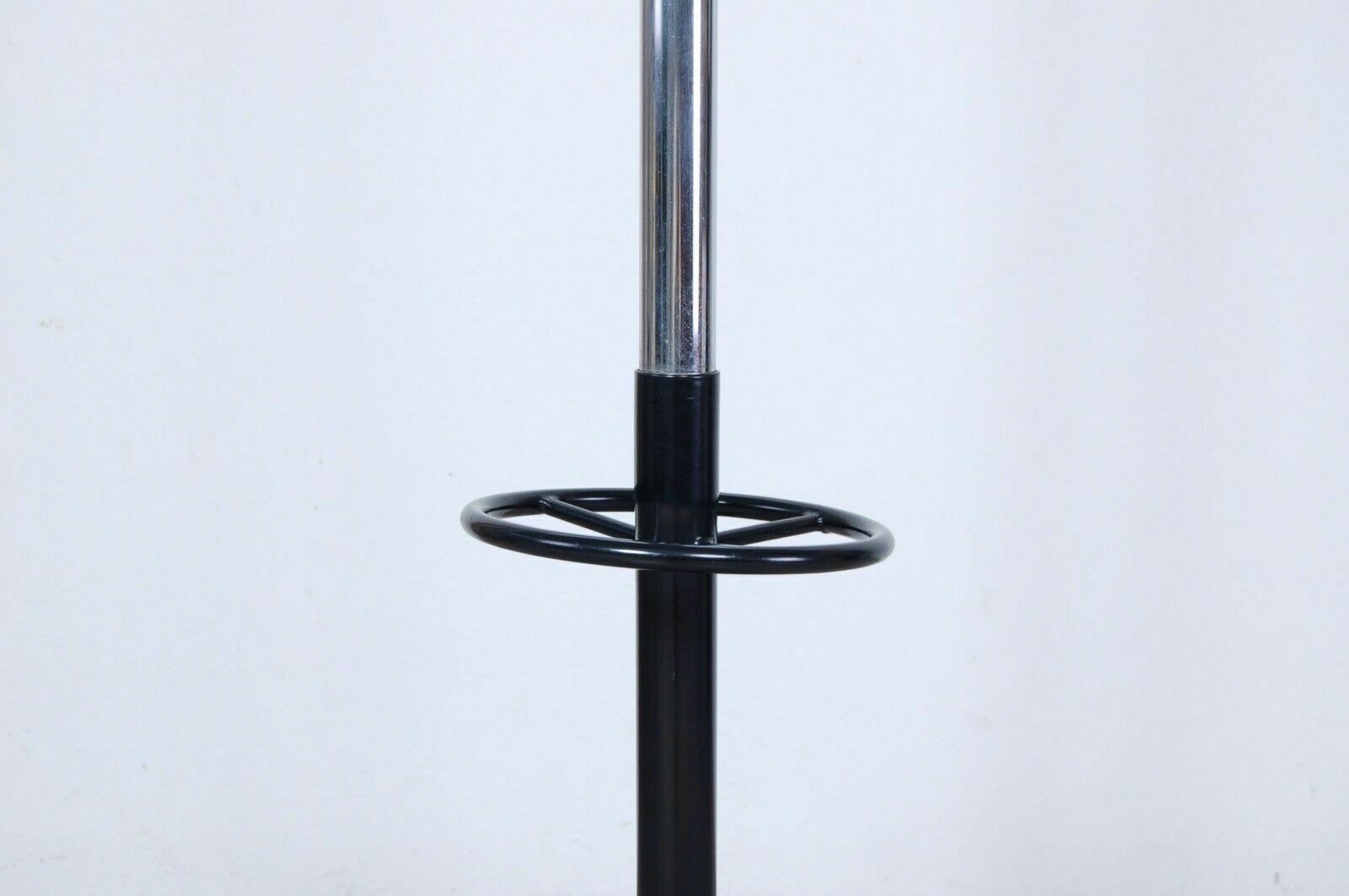 Iron And Steel Coat Stand From The 50s. Vintage Modern Design photo Furniture