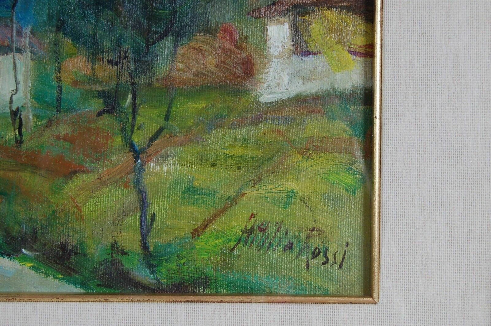 Oil On Canvas By Attilio Rossi Landscape Painting Independent Artist photo Art